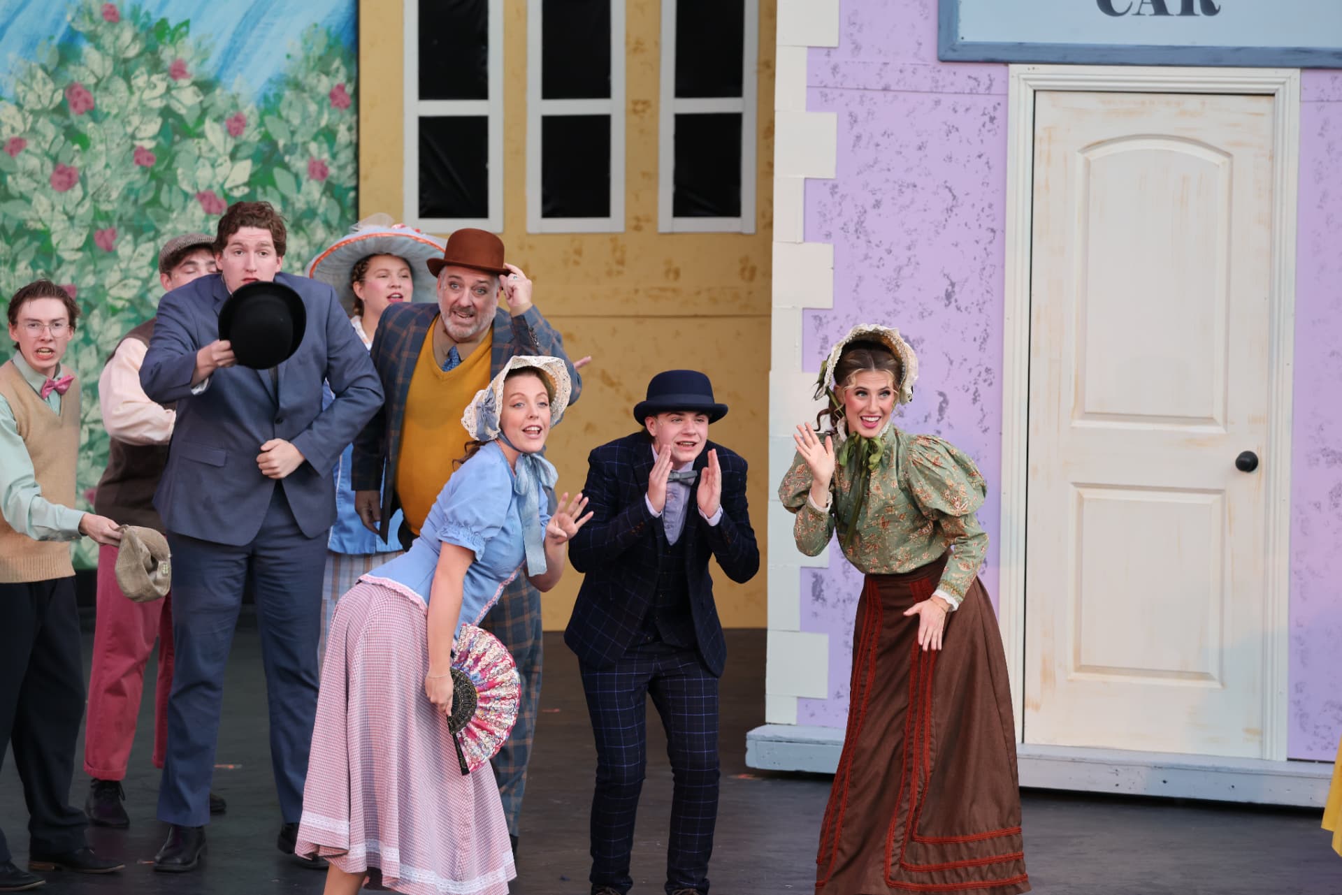 Autumn dancing on stage in Hello, Dolly!